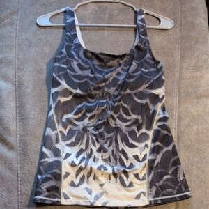 Lululemon Gray & White Design Tank